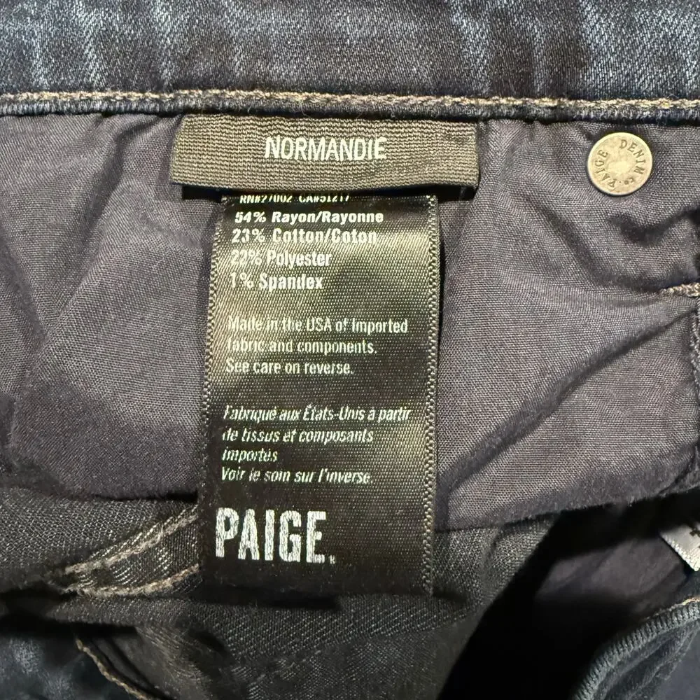 Paige Men’s Normandie Straight Leg Jeans Size 29